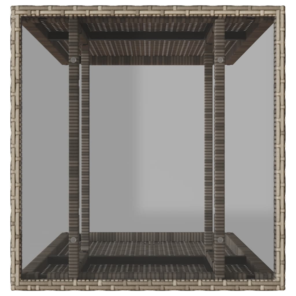 3-delige Bistroset met kussens poly rattan grijs is nu te koop bij PeponiXL, paradijselijk wonen!