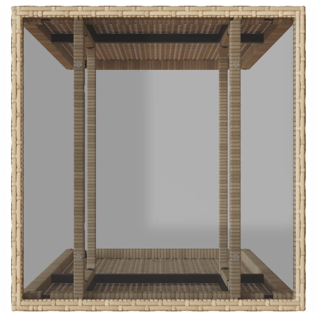3-delige Bistroset met kussens poly rattan beige is nu te koop bij PeponiXL, paradijselijk wonen!