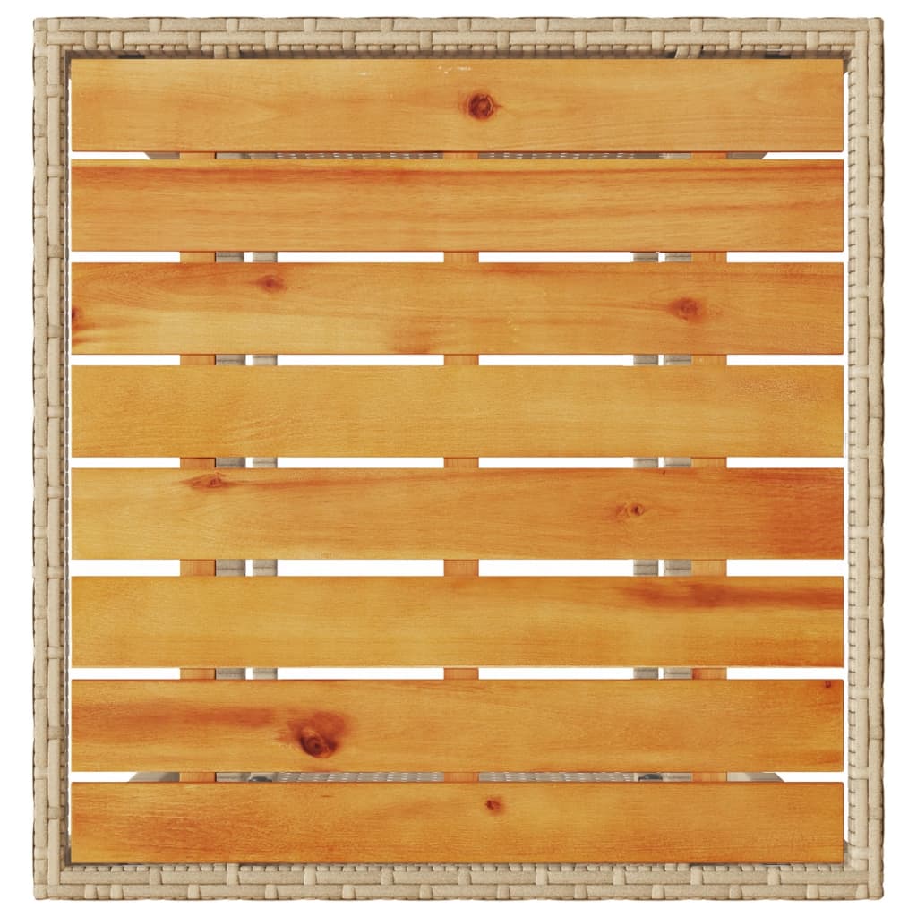 3-delige Bistroset met kussens poly rattan beige is nu te koop bij PeponiXL, paradijselijk wonen!