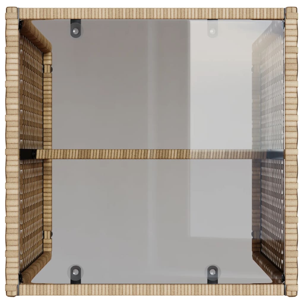 4-delige Loungeset met kussens poly rattan beige is nu te koop bij PeponiXL, paradijselijk wonen!