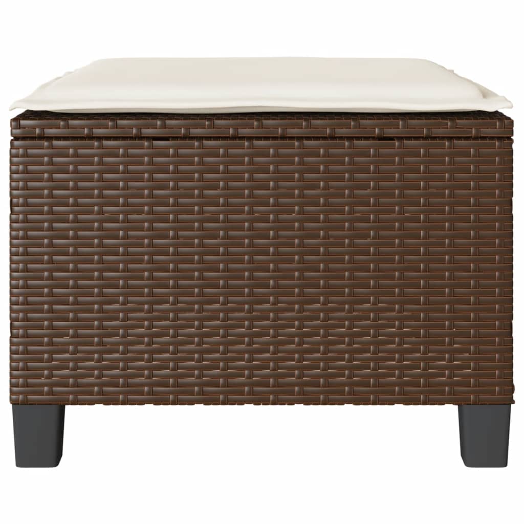 3-delige Bistroset met kussens poly rattan bruin is nu te koop bij PeponiXL, paradijselijk wonen!