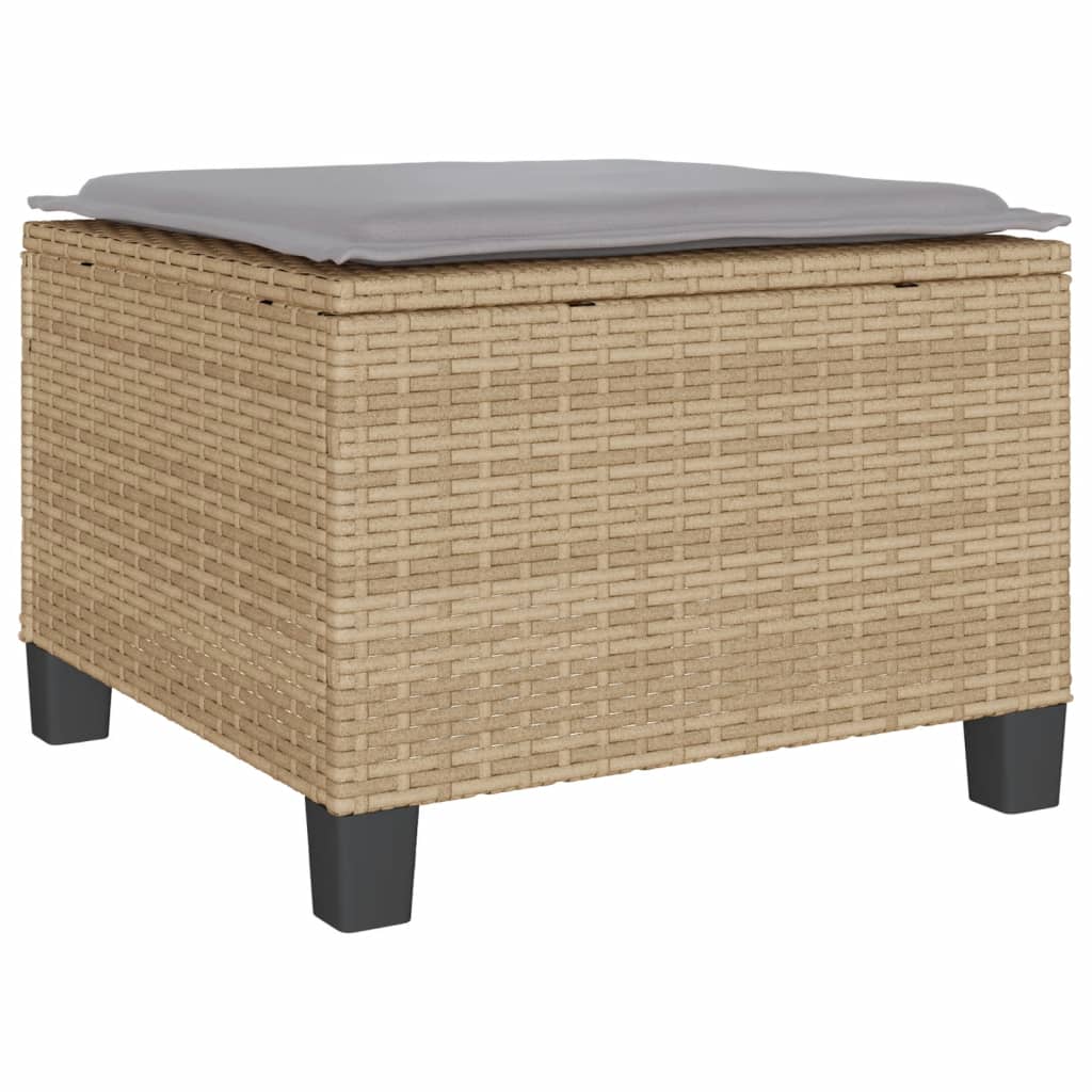 3-delige Bistroset met kussens poly rattan beige is nu te koop bij PeponiXL, paradijselijk wonen!