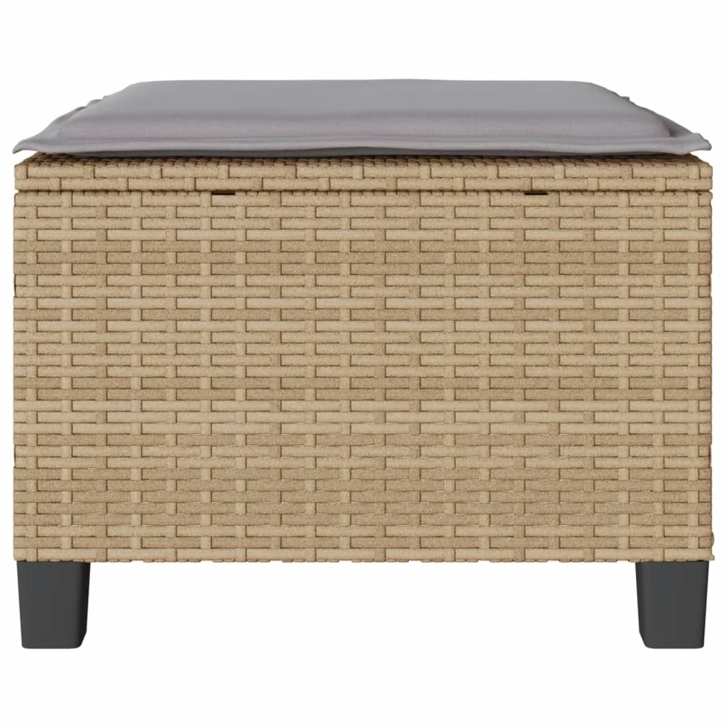 3-delige Bistroset met kussens poly rattan beige is nu te koop bij PeponiXL, paradijselijk wonen!