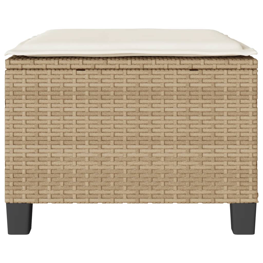 3-delige Bistroset met kussens poly rattan beige is nu te koop bij PeponiXL, paradijselijk wonen!