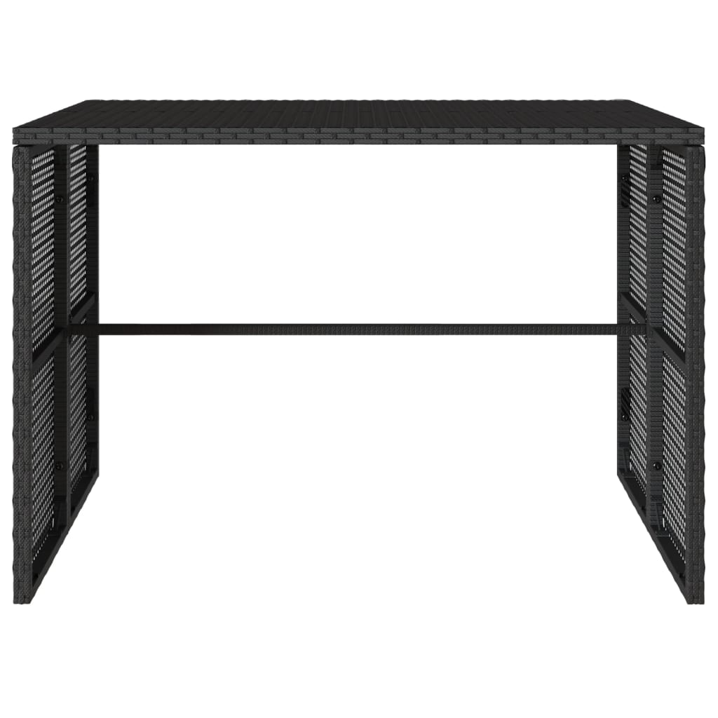 3-delige Tuinset met kussens poly rattan zwart is nu te koop bij PeponiXL, paradijselijk wonen!
