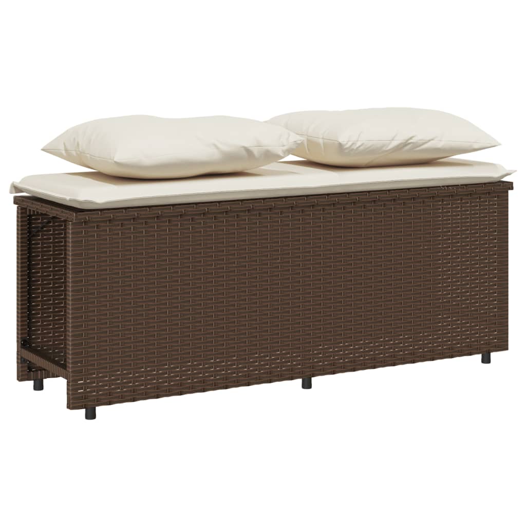 3-delige Tuinset met kussens poly rattan bruin is nu te koop bij PeponiXL, paradijselijk wonen!
