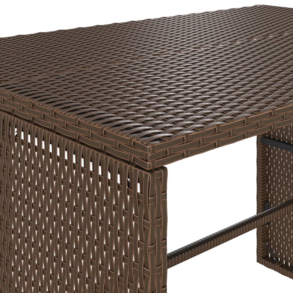3-delige Tuinset met kussens poly rattan bruin is nu te koop bij PeponiXL, paradijselijk wonen!