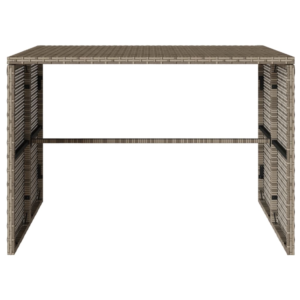 3-delige Tuinset met kussens poly rattan grijs is nu te koop bij PeponiXL, paradijselijk wonen!