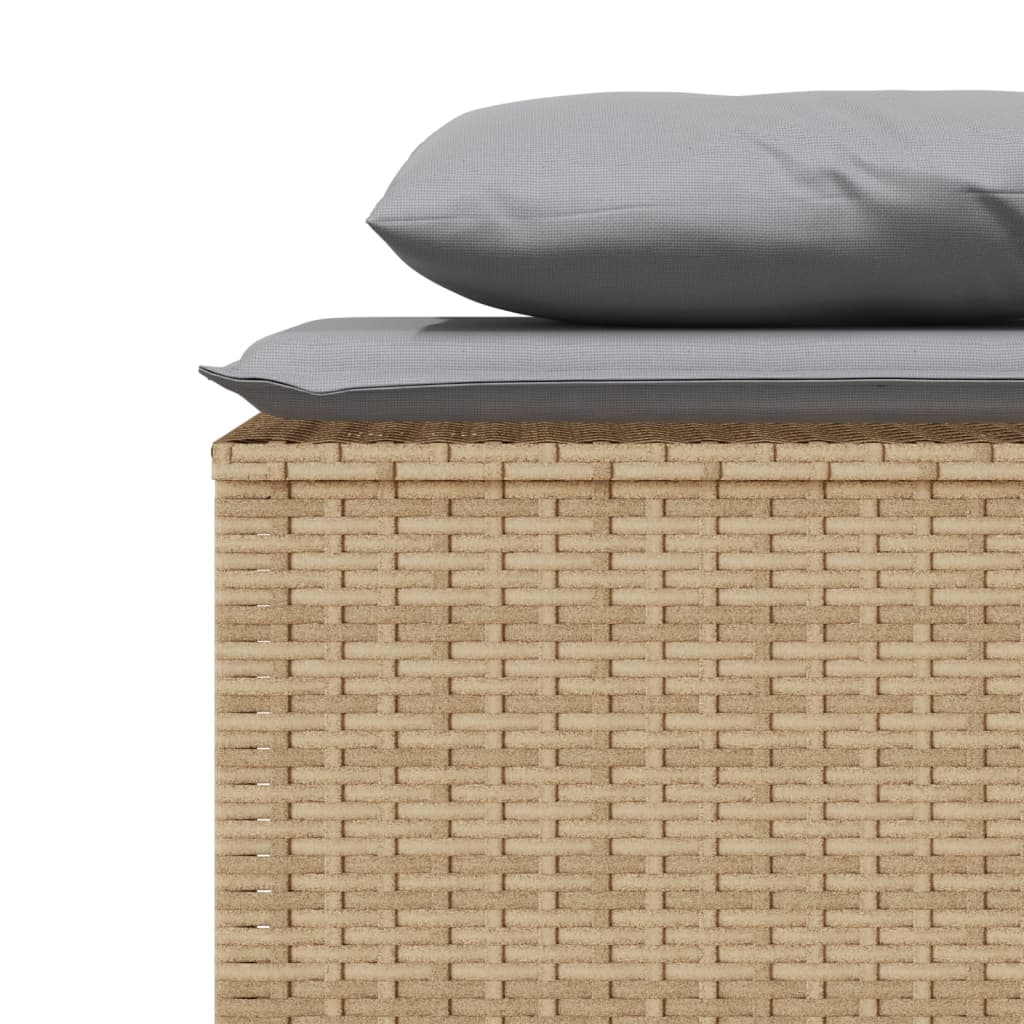 3-delige Tuinset met kussens poly rattan beige is nu te koop bij PeponiXL, paradijselijk wonen!
