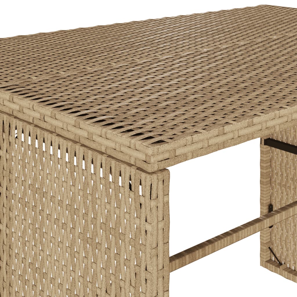 3-delige Tuinset met kussens poly rattan beige is nu te koop bij PeponiXL, paradijselijk wonen!