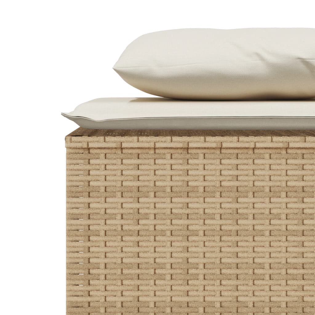 3-delige Tuinset met kussens poly rattan beige is nu te koop bij PeponiXL, paradijselijk wonen!