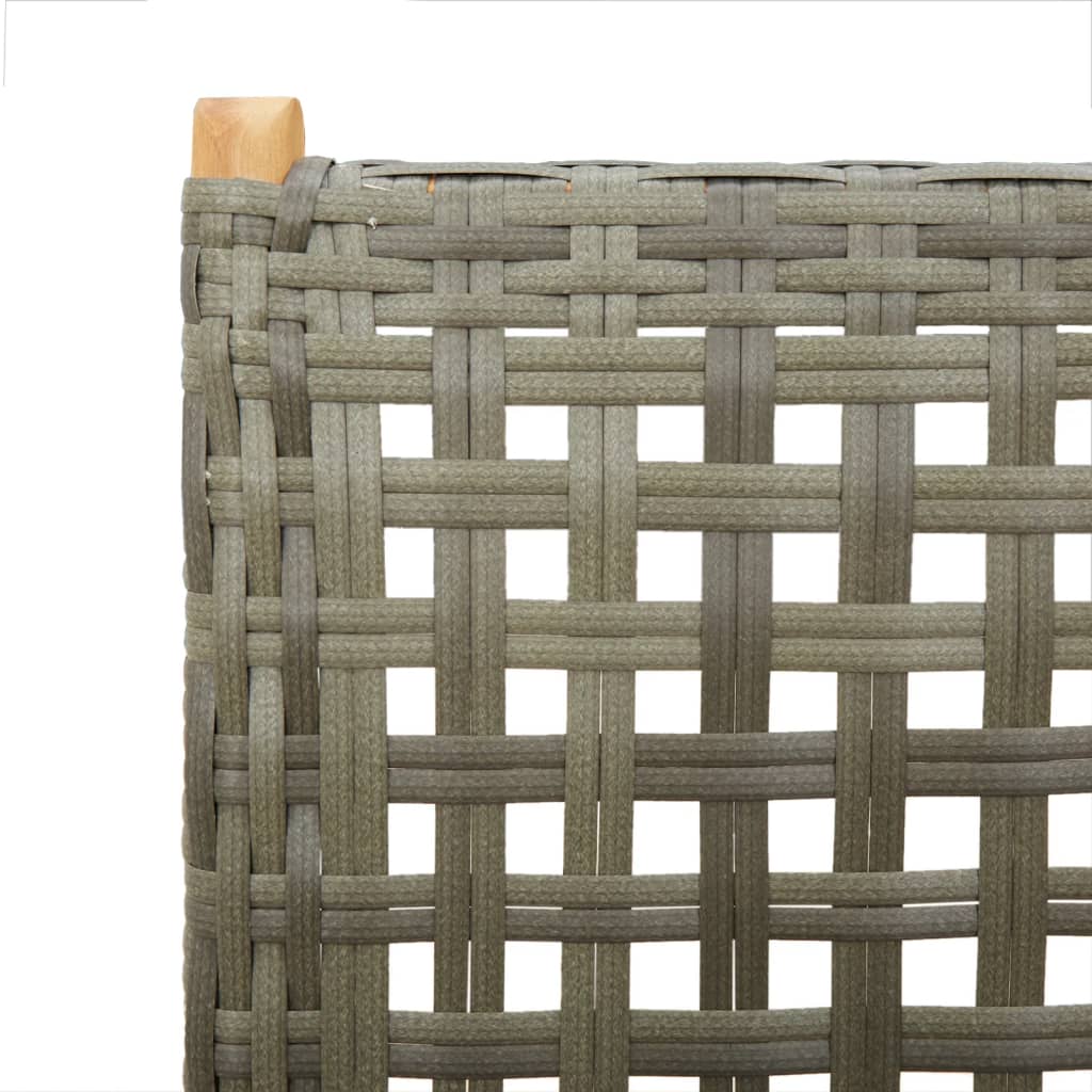 Tuinstoelen 2 st massief acaciahout en poly rattan grijs is nu te koop bij PeponiXL, paradijselijk wonen!