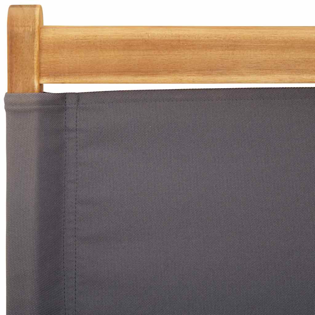 Tuinstoelen 2 st inklapbaar acaciahout en stof antracietkleurig is nu te koop bij PeponiXL, paradijselijk wonen!