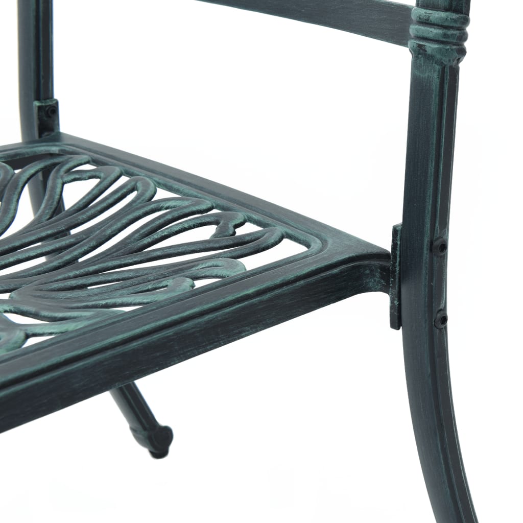 Tuinstoelen 2 st gietaluminium groen is nu te koop bij PeponiXL, paradijselijk wonen!