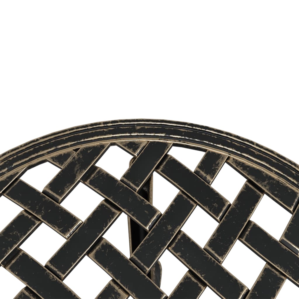 Tuintafel Ø 48x53 cm gietaluminium bronskleurig is nu te koop bij PeponiXL, paradijselijk wonen!