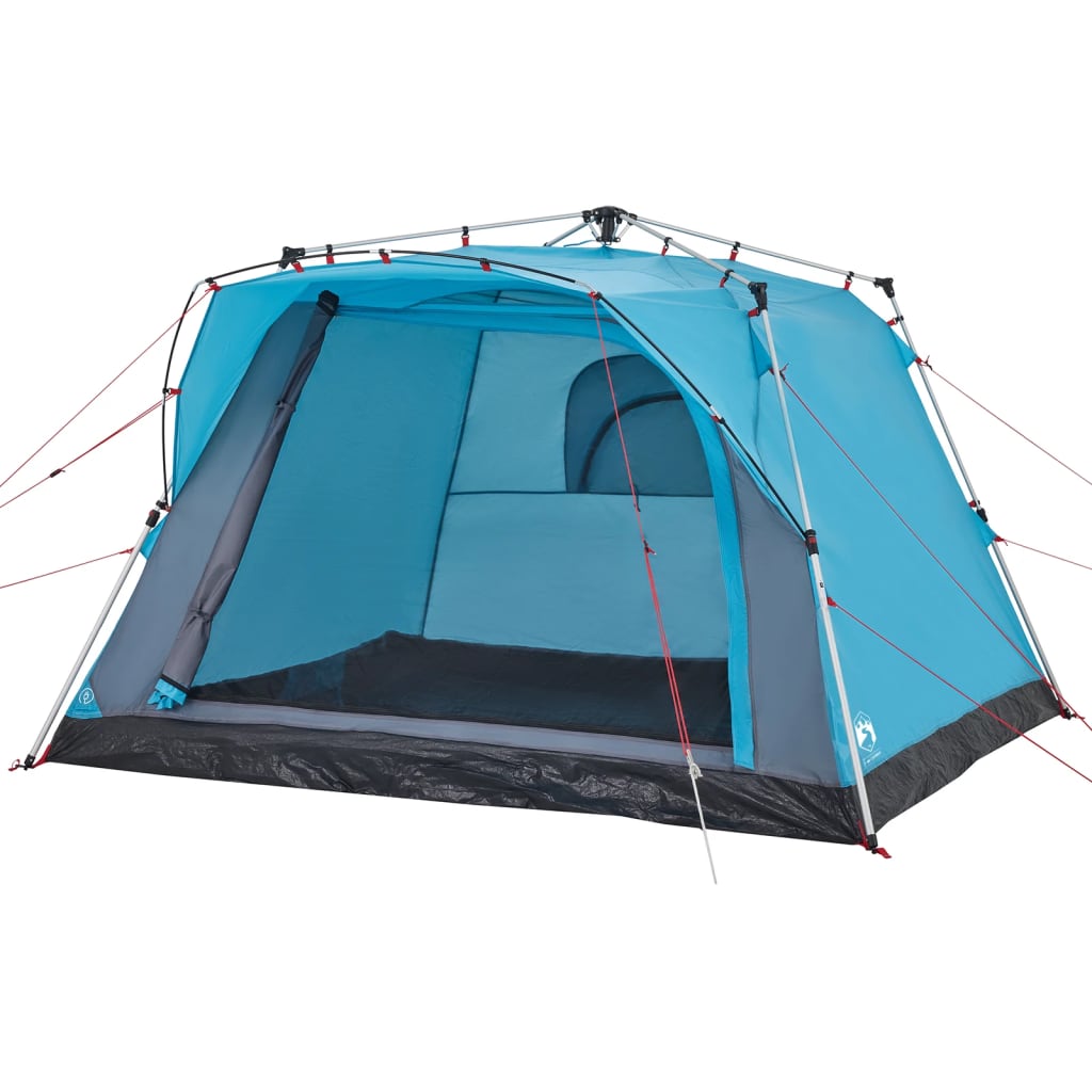 Kampeertent 4-persoons snelontgrendeling blauw is nu te koop bij PeponiXL, paradijselijk wonen!