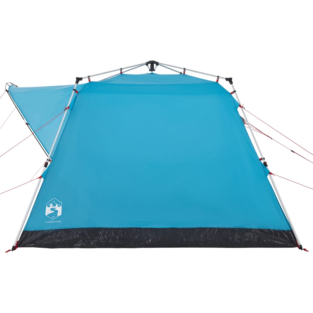 Kampeertent 4-persoons snelontgrendeling blauw is nu te koop bij PeponiXL, paradijselijk wonen!
