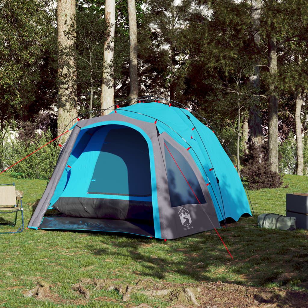 Koepeltent 3-persoons snelontgrendeling blauw is nu te koop bij PeponiXL, paradijselijk wonen!
