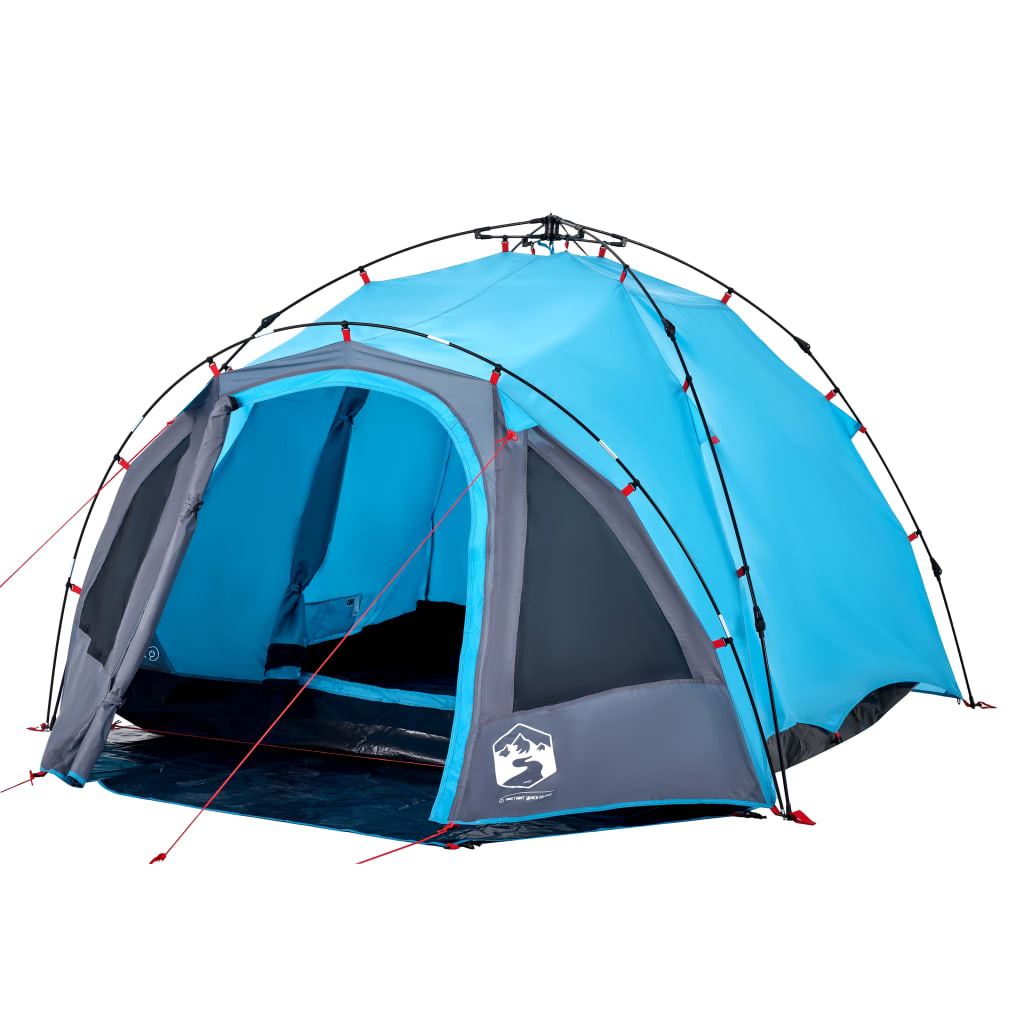 Koepeltent 3-persoons snelontgrendeling blauw is nu te koop bij PeponiXL, paradijselijk wonen!