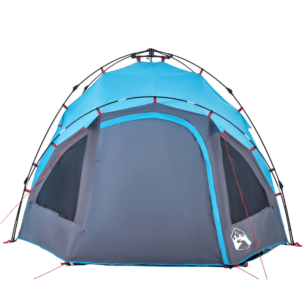 Koepeltent 3-persoons snelontgrendeling blauw is nu te koop bij PeponiXL, paradijselijk wonen!