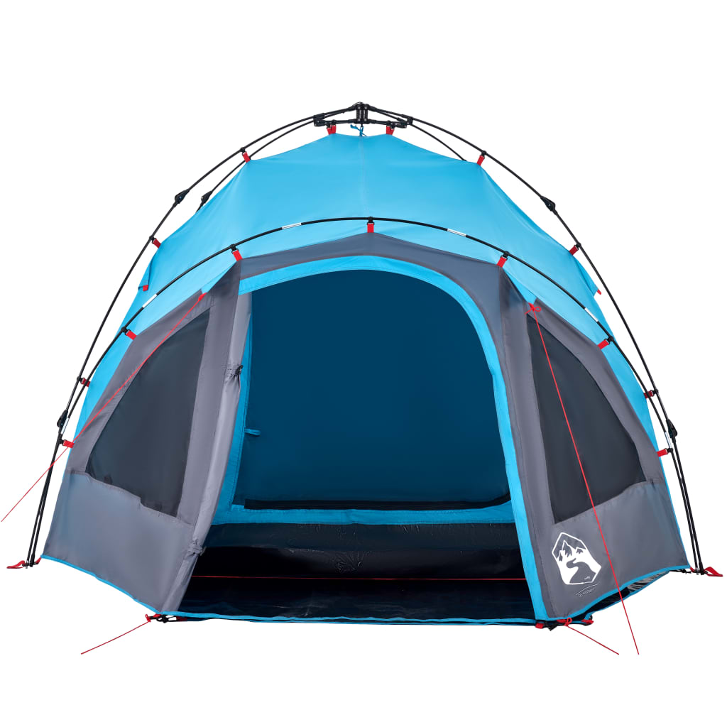 Koepeltent 3-persoons snelontgrendeling blauw is nu te koop bij PeponiXL, paradijselijk wonen!