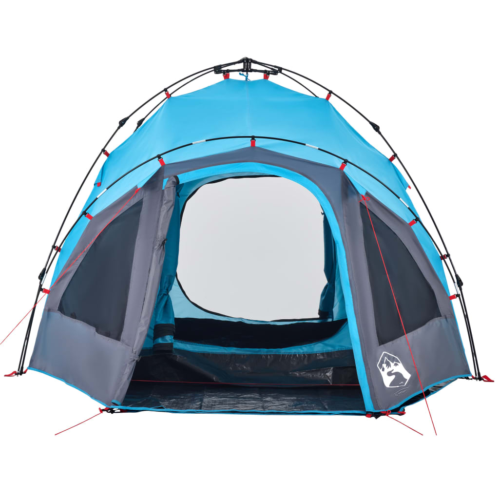 Koepeltent 3-persoons snelontgrendeling blauw is nu te koop bij PeponiXL, paradijselijk wonen!
