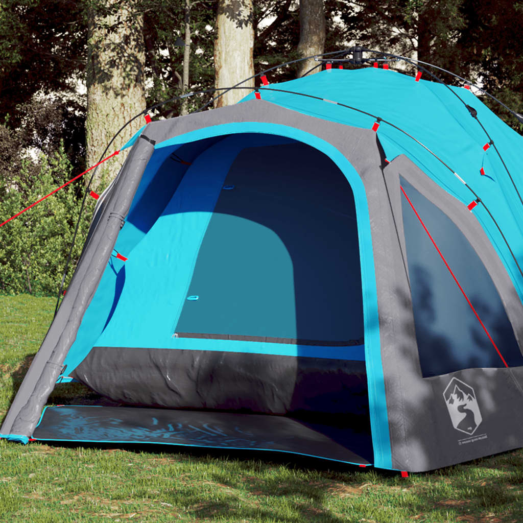 Koepeltent 3-persoons snelontgrendeling blauw is nu te koop bij PeponiXL, paradijselijk wonen!