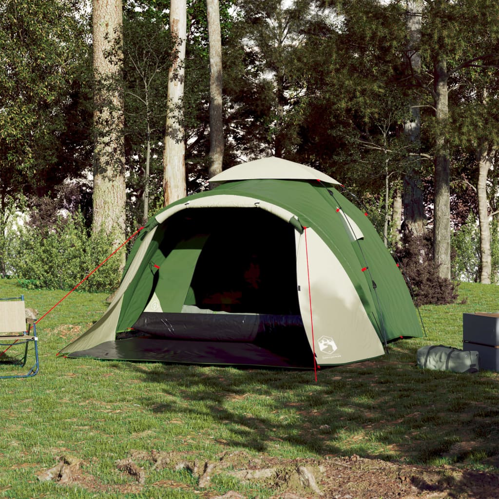 Koepeltent 3-persoons snelontgrendeling groen is nu te koop bij PeponiXL, paradijselijk wonen!