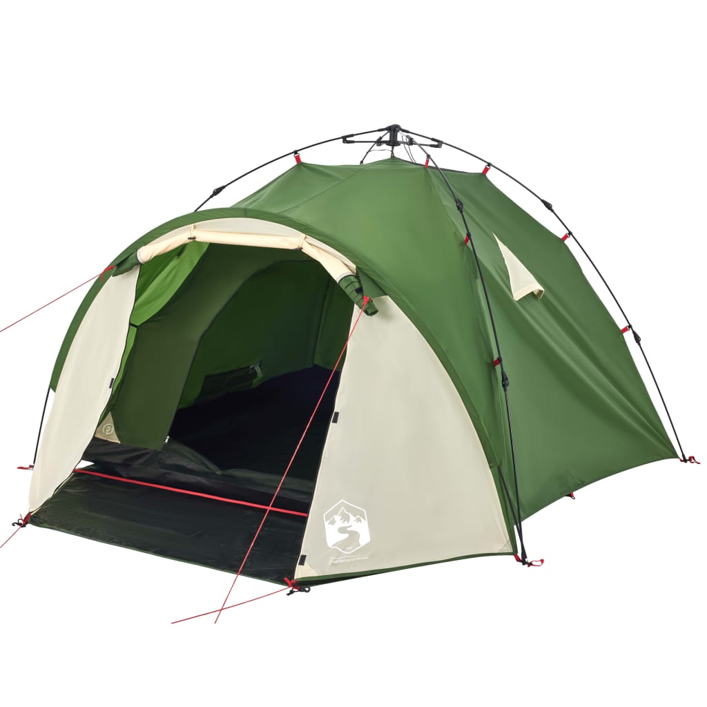 Koepeltent 3-persoons snelontgrendeling groen is nu te koop bij PeponiXL, paradijselijk wonen!