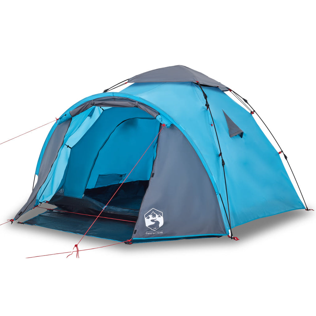 Koepeltent 3-persoons snelontgrendeling blauw is nu te koop bij PeponiXL, paradijselijk wonen!