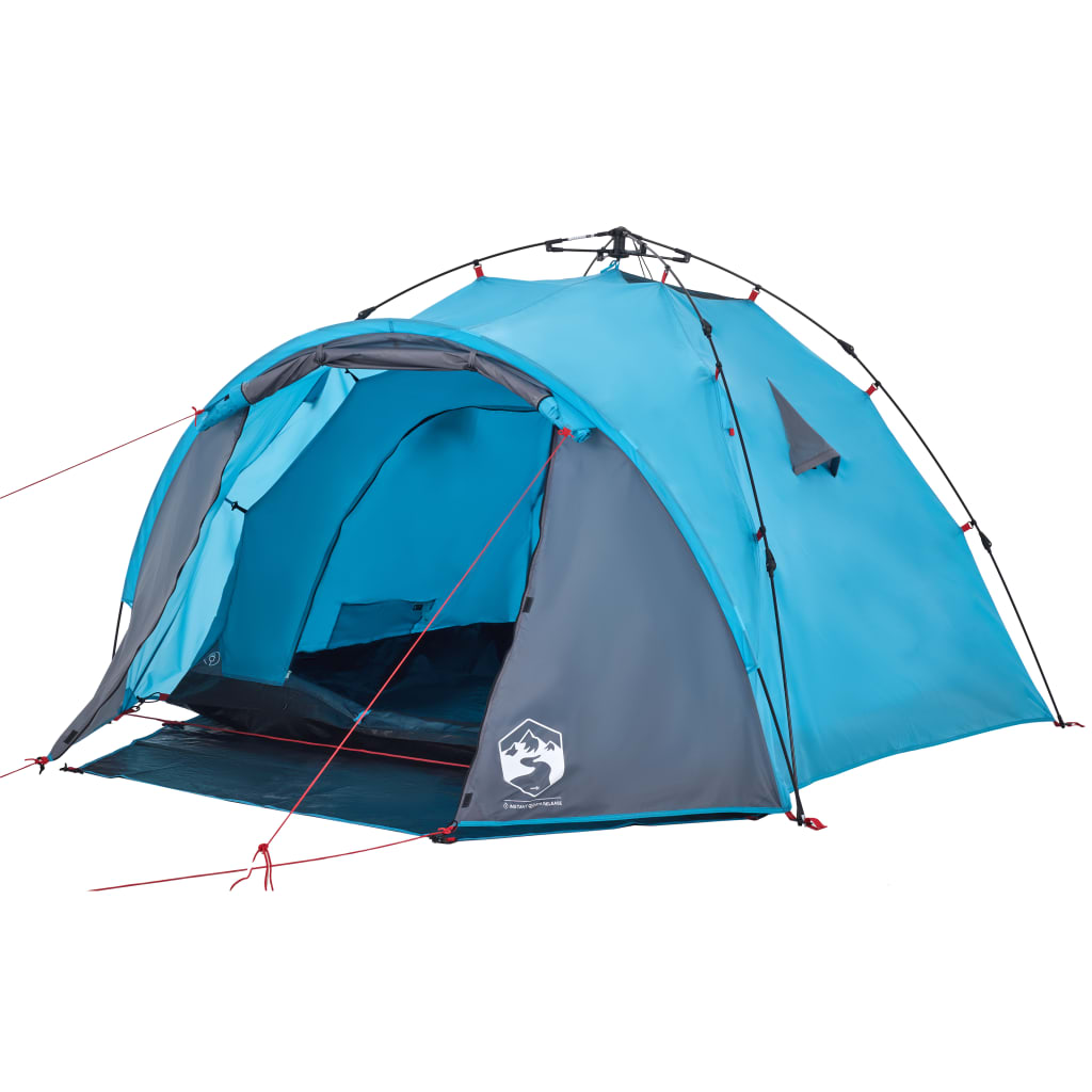 Koepeltent 3-persoons snelontgrendeling blauw is nu te koop bij PeponiXL, paradijselijk wonen!