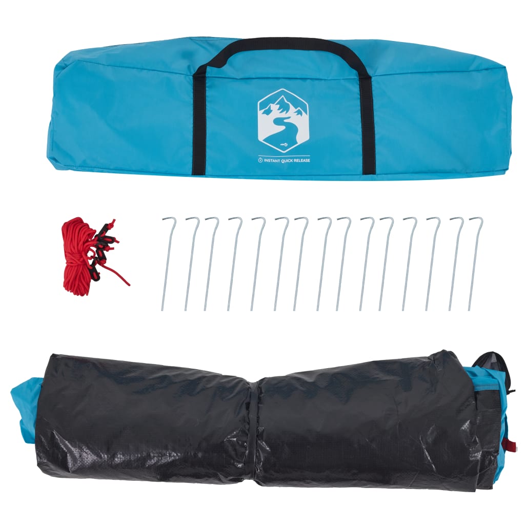 Koepeltent 3-persoons snelontgrendeling blauw is nu te koop bij PeponiXL, paradijselijk wonen!