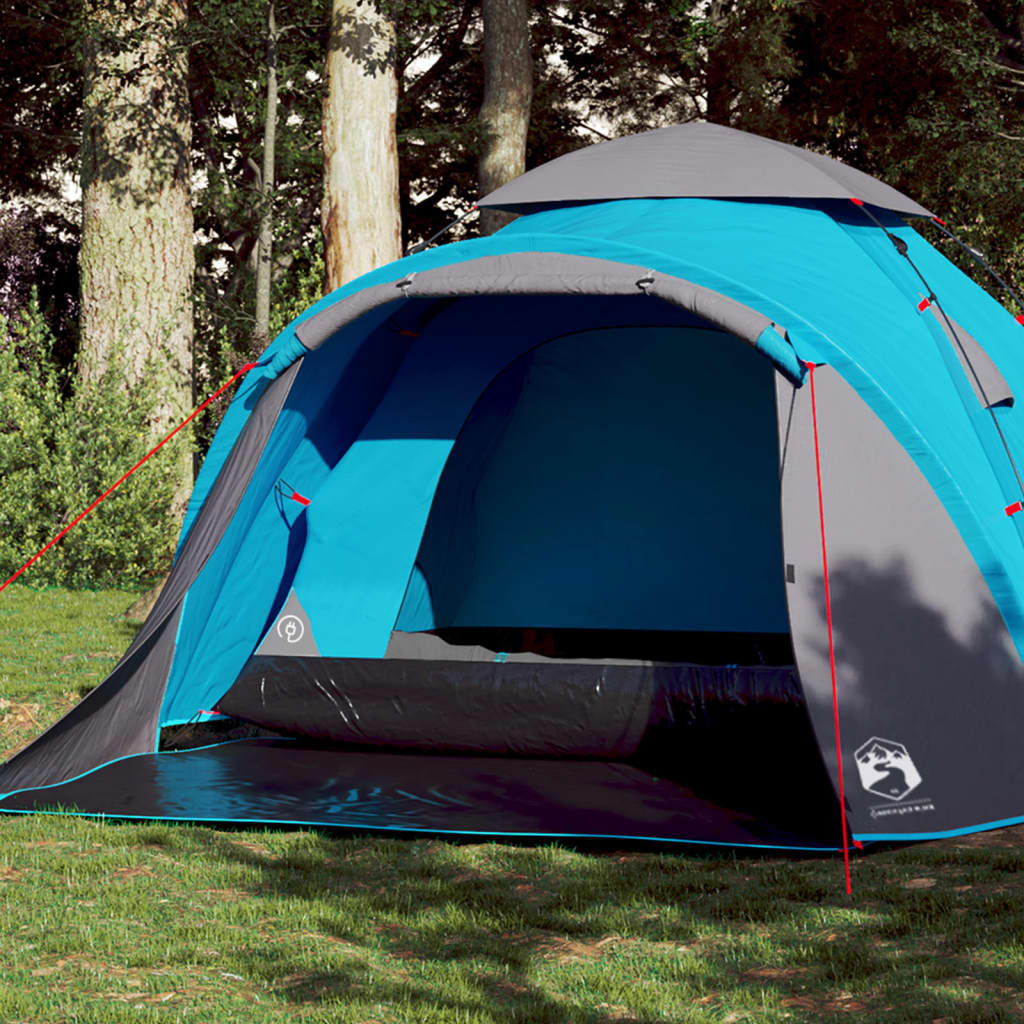 Koepeltent 3-persoons snelontgrendeling blauw is nu te koop bij PeponiXL, paradijselijk wonen!