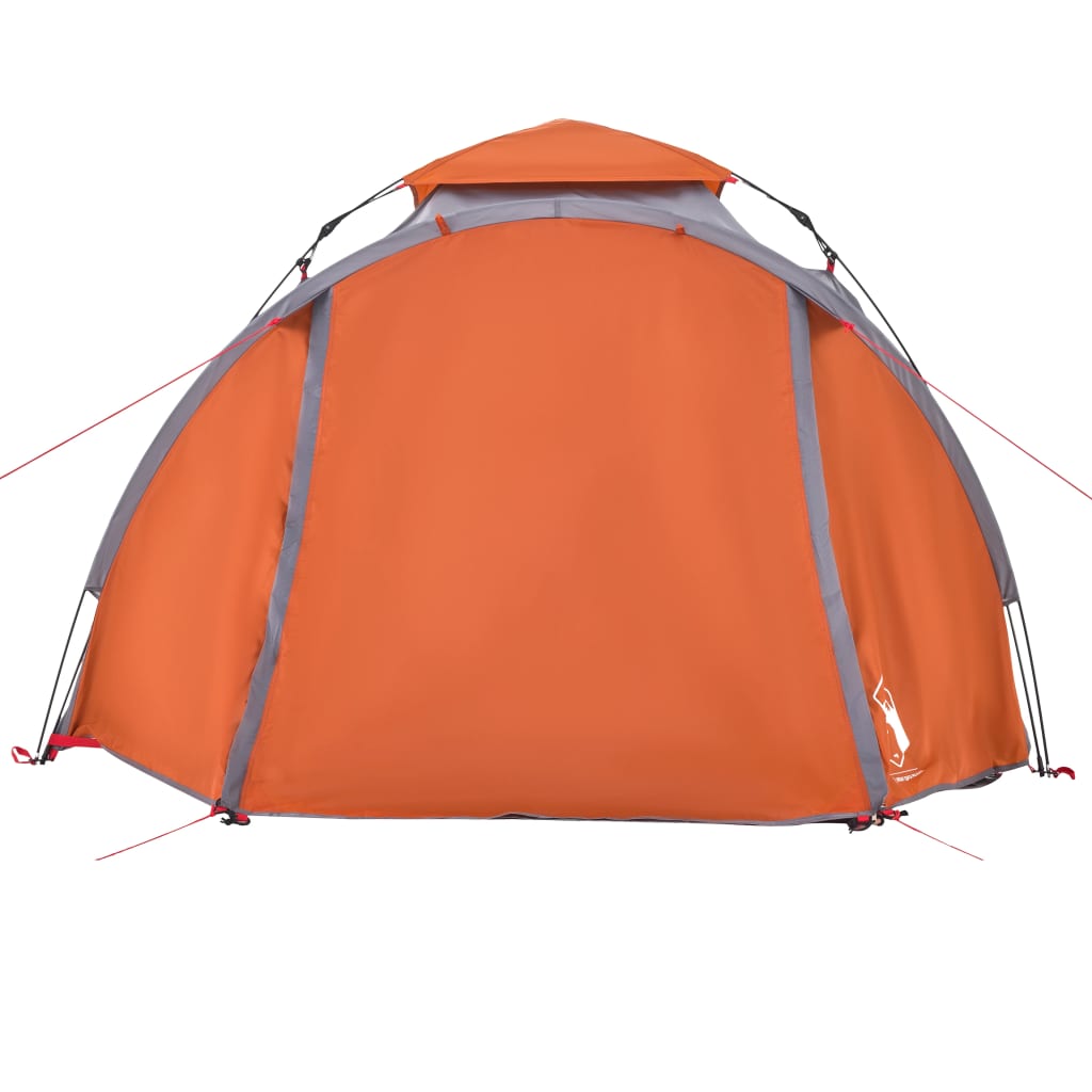 Koepeltent 3-persoons snelontgrendeling grijs en oranje is nu te koop bij PeponiXL, paradijselijk wonen!