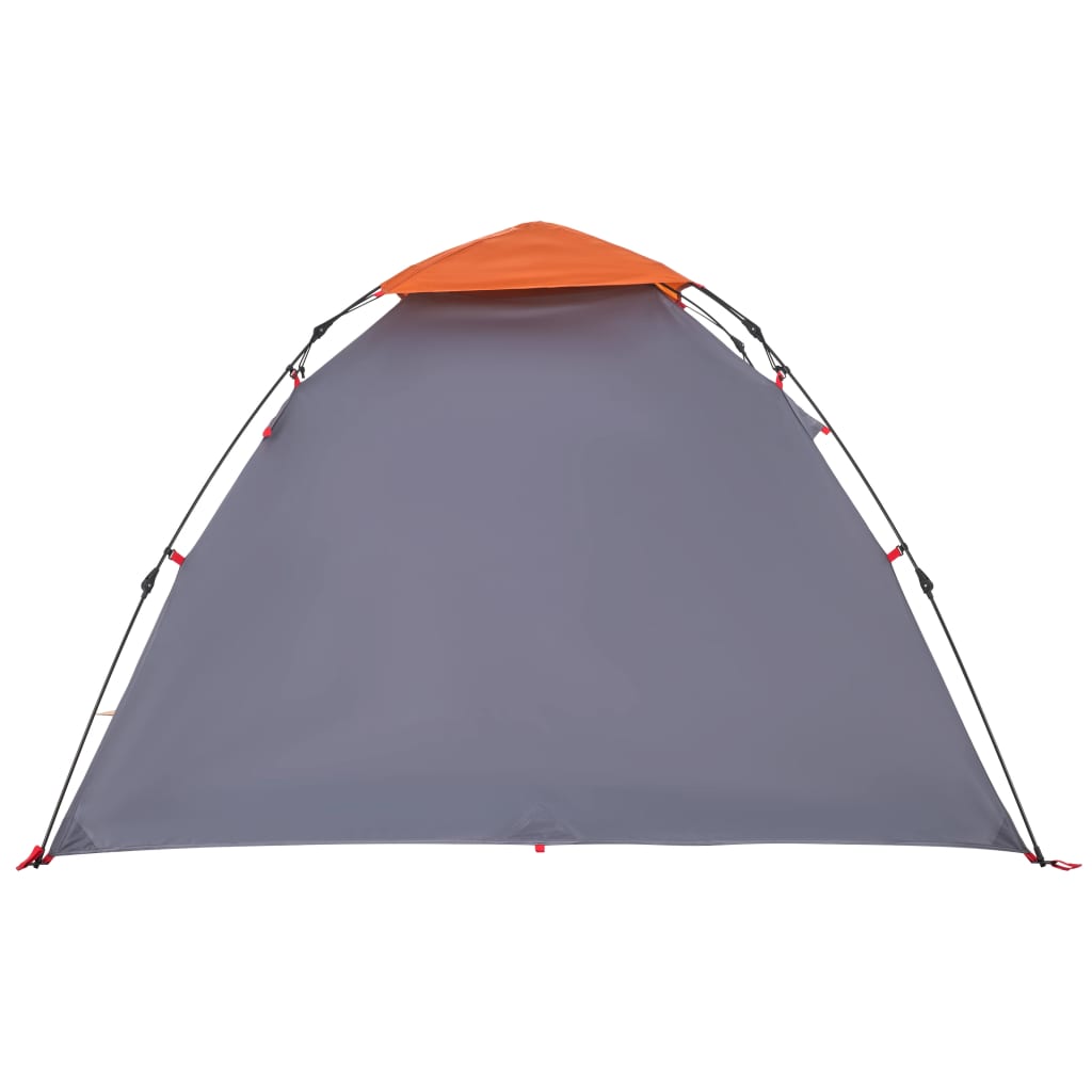Koepeltent 3-persoons snelontgrendeling grijs en oranje is nu te koop bij PeponiXL, paradijselijk wonen!