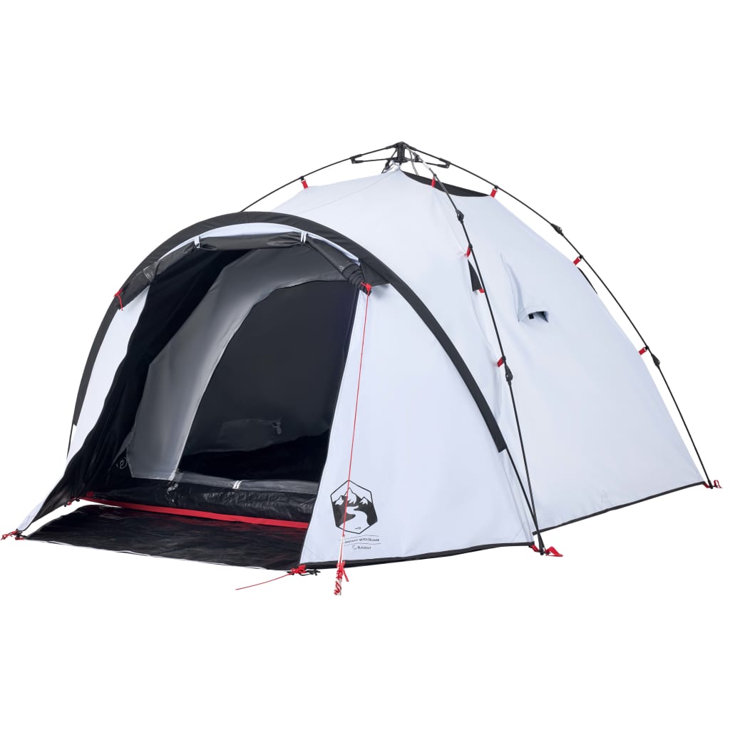 Koepeltent 3-persoons snelontgrendeling verduisterende stof wit is nu te koop bij PeponiXL, paradijselijk wonen!
