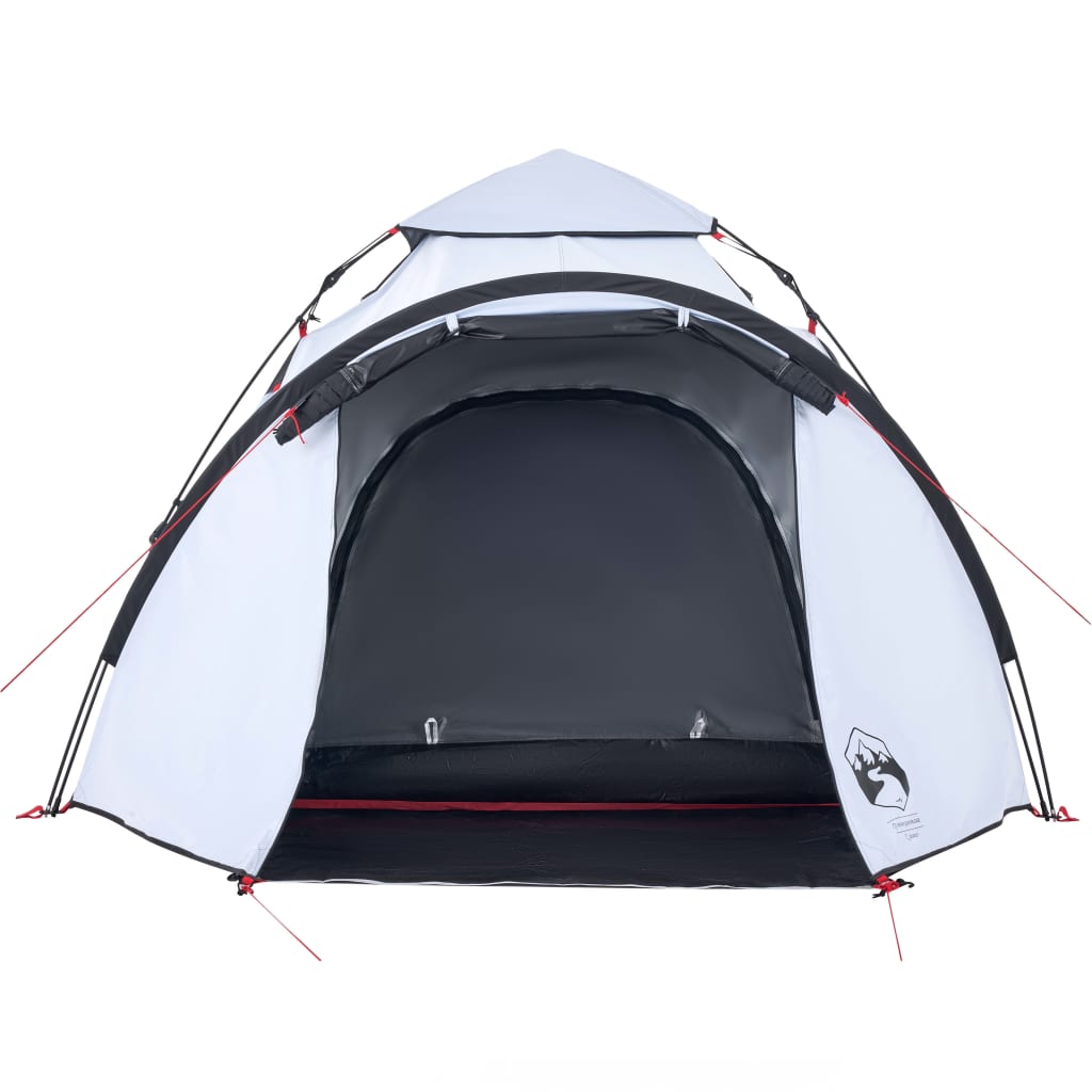 Koepeltent 3-persoons snelontgrendeling verduisterende stof wit is nu te koop bij PeponiXL, paradijselijk wonen!