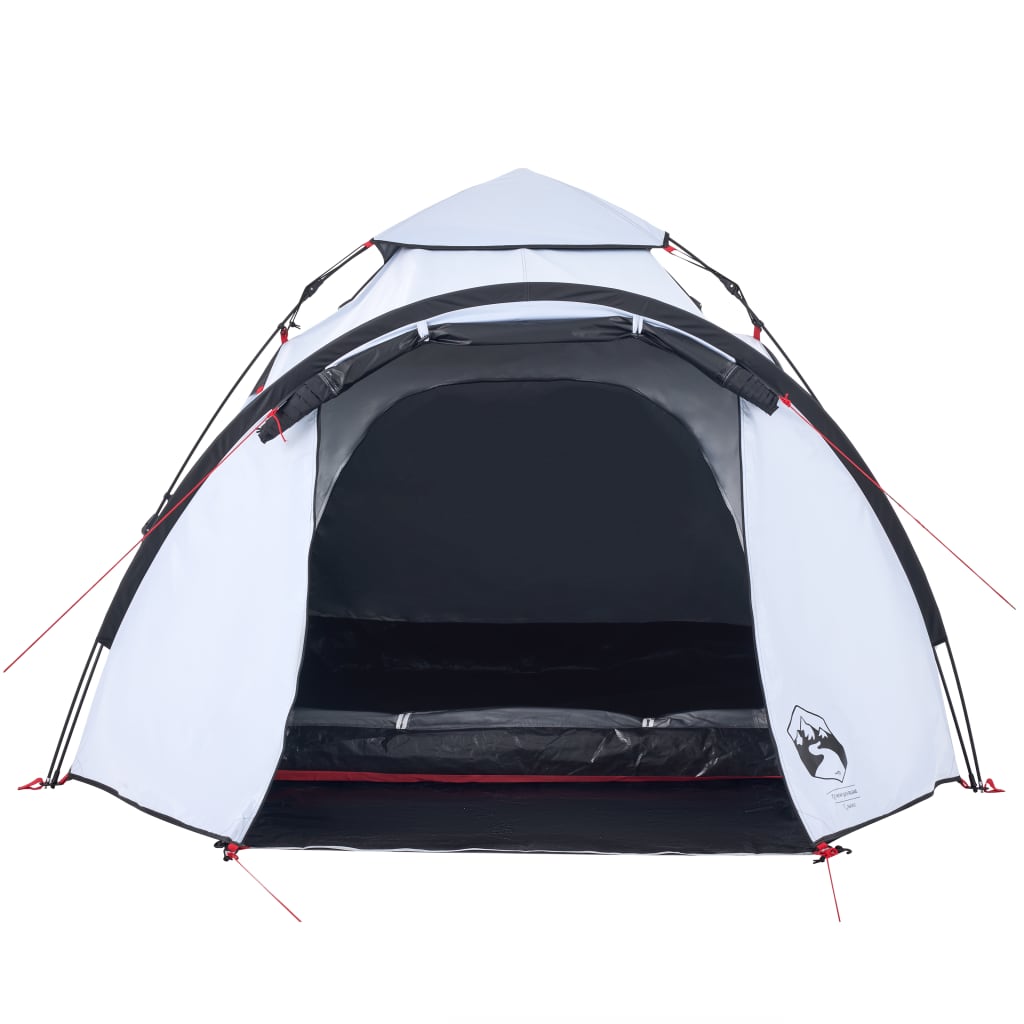 Koepeltent 3-persoons snelontgrendeling verduisterende stof wit is nu te koop bij PeponiXL, paradijselijk wonen!