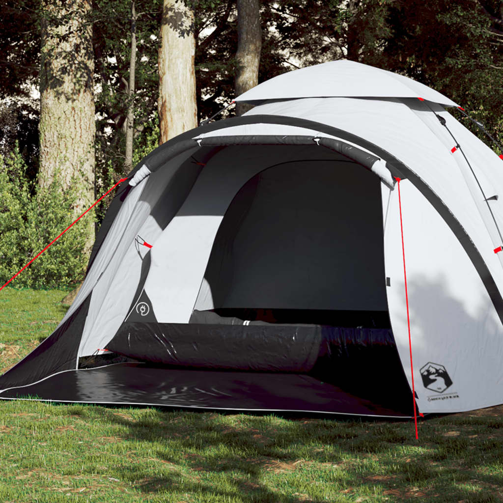 Koepeltent 3-persoons snelontgrendeling verduisterende stof wit is nu te koop bij PeponiXL, paradijselijk wonen!