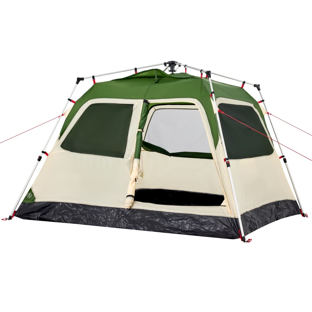 Koepeltent 4-persoons snelontgrendeling groen is nu te koop bij PeponiXL, paradijselijk wonen!