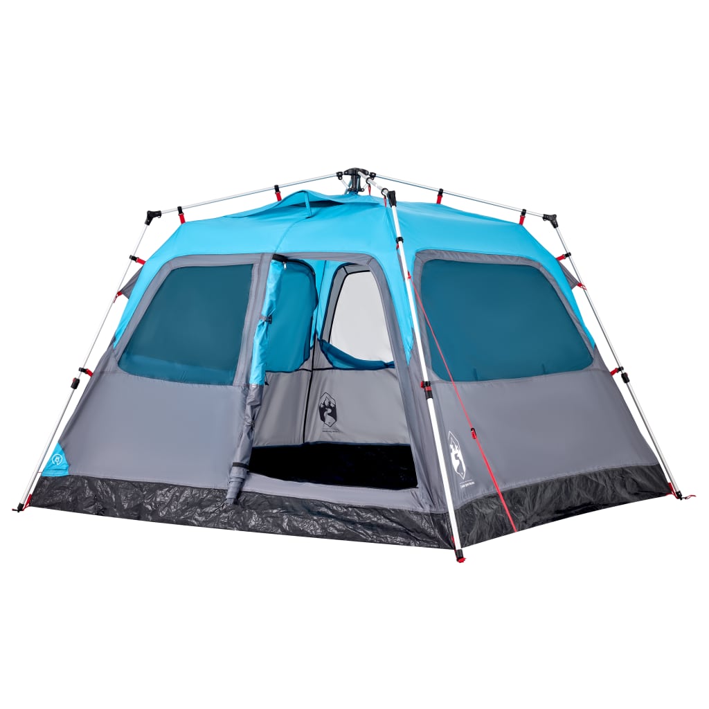 Koepeltent 4-persoons snelontgrendeling blauw is nu te koop bij PeponiXL, paradijselijk wonen!