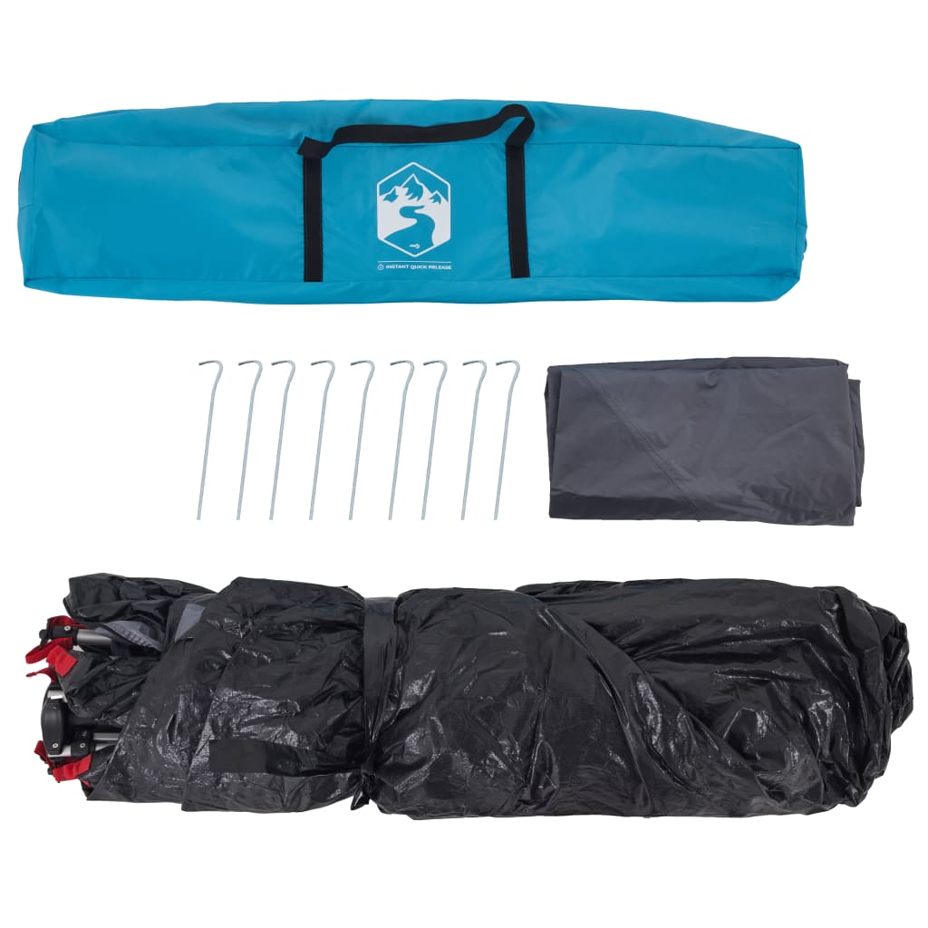 Koepeltent 4-persoons snelontgrendeling blauw is nu te koop bij PeponiXL, paradijselijk wonen!