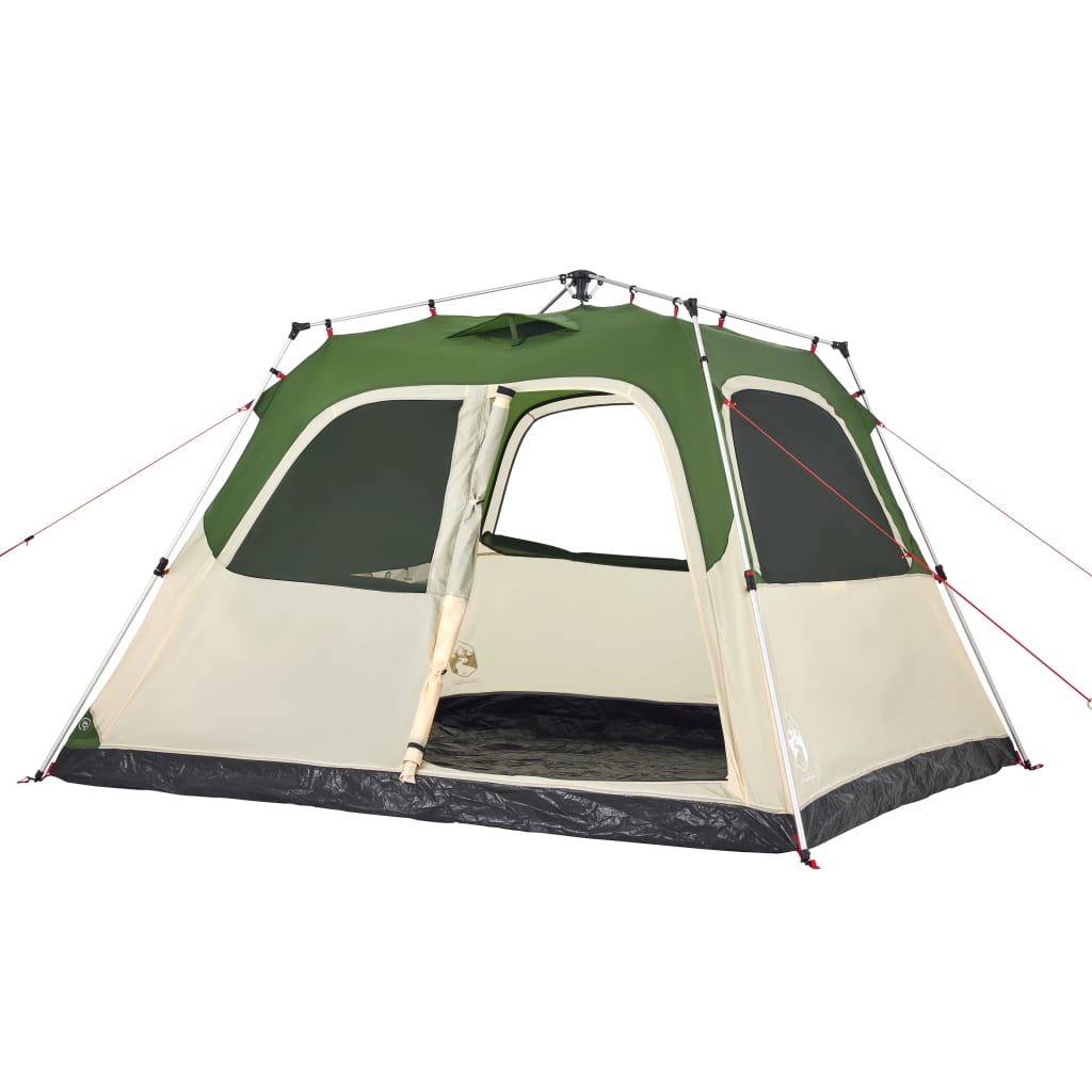 Koepeltent 6-persoons snelontgrendeling groen is nu te koop bij PeponiXL, paradijselijk wonen!