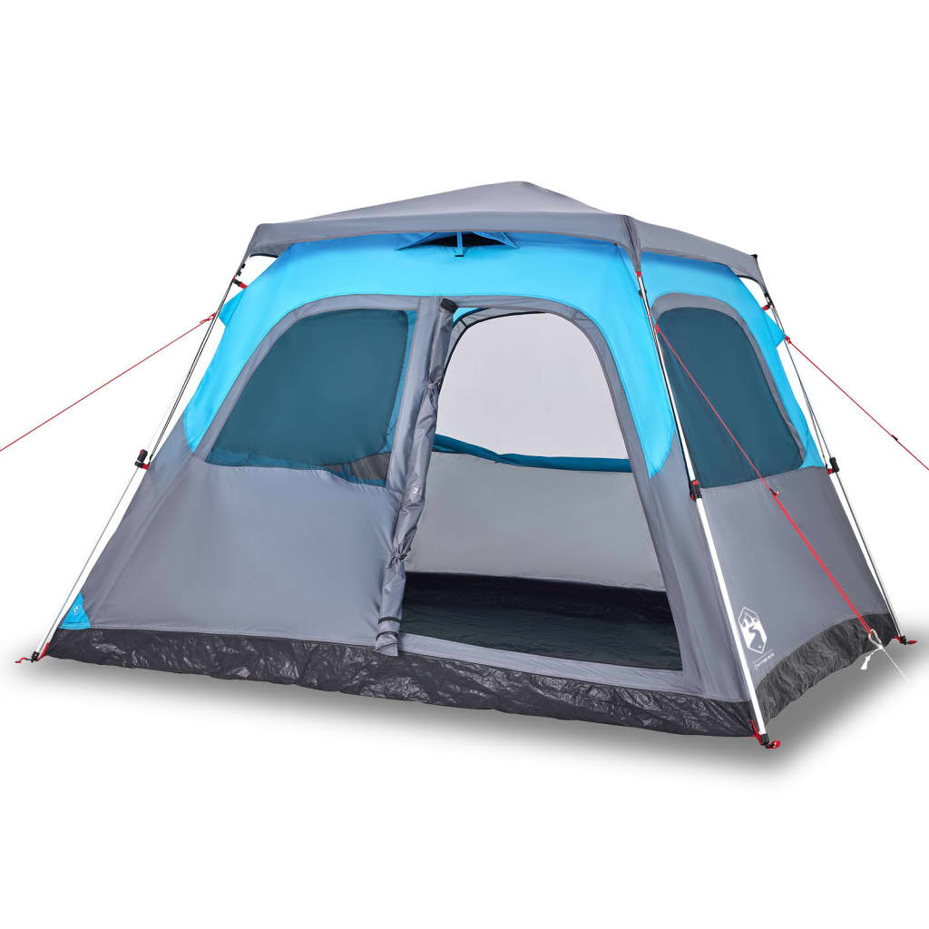 Koepeltent 6-persoons snelontgrendeling blauw is nu te koop bij PeponiXL, paradijselijk wonen!