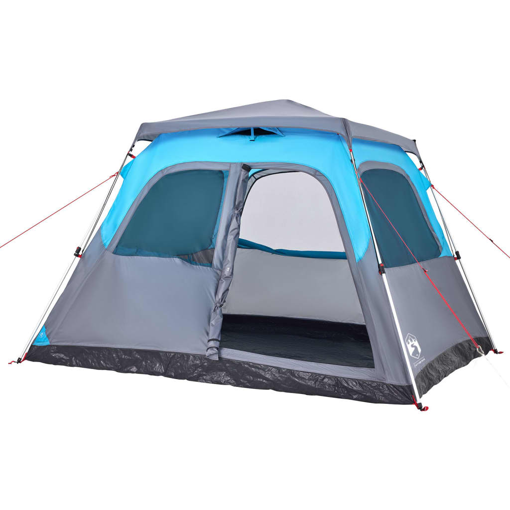 Koepeltent 6-persoons snelontgrendeling blauw is nu te koop bij PeponiXL, paradijselijk wonen!