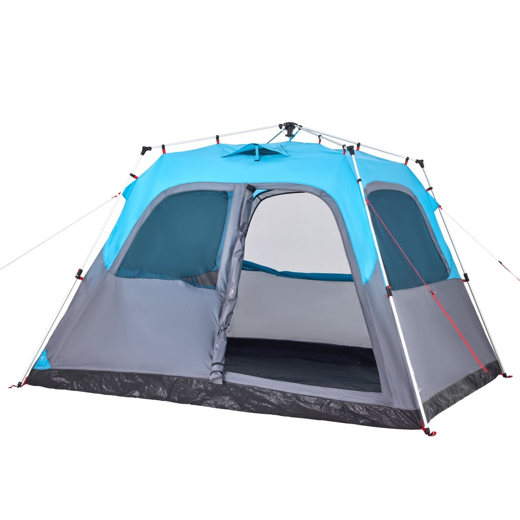 Koepeltent 6-persoons snelontgrendeling blauw is nu te koop bij PeponiXL, paradijselijk wonen!