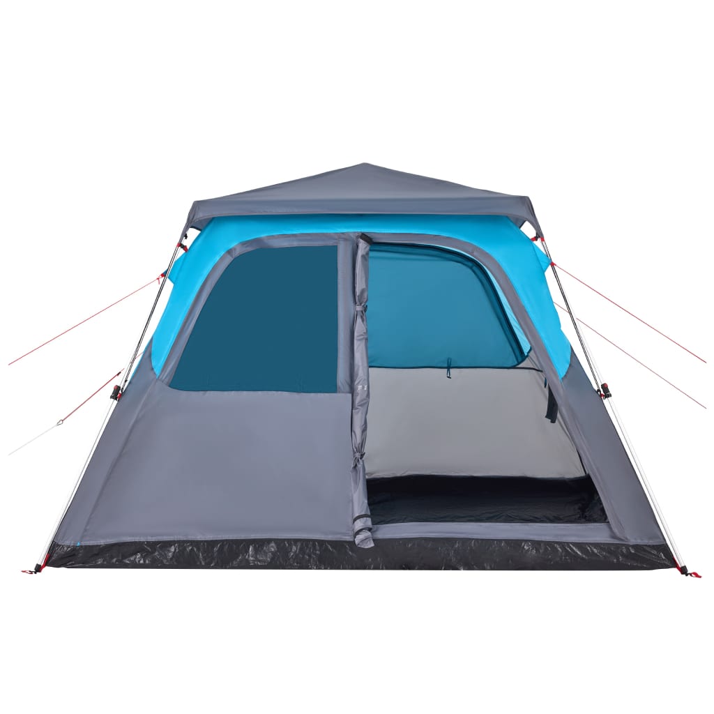 Koepeltent 6-persoons snelontgrendeling blauw is nu te koop bij PeponiXL, paradijselijk wonen!