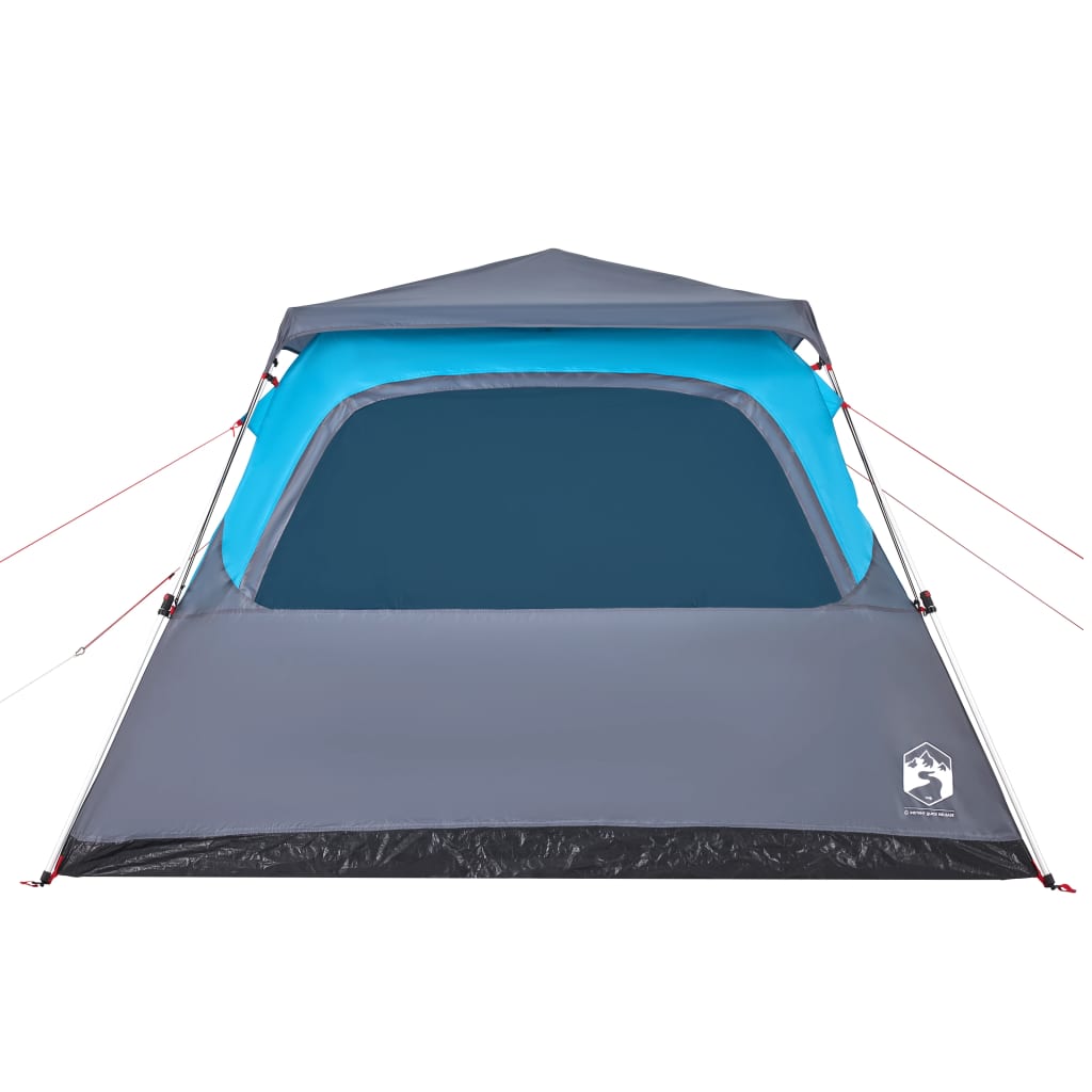 Koepeltent 6-persoons snelontgrendeling blauw is nu te koop bij PeponiXL, paradijselijk wonen!