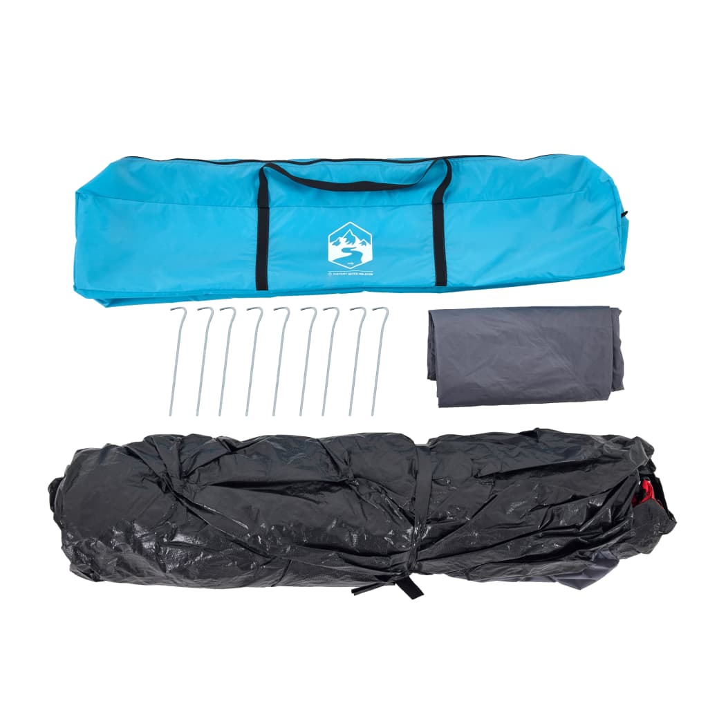 Koepeltent 6-persoons snelontgrendeling blauw is nu te koop bij PeponiXL, paradijselijk wonen!
