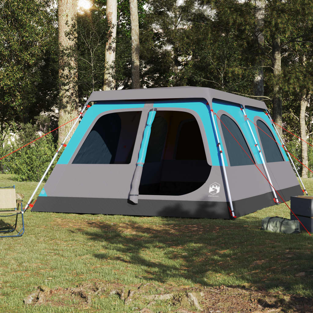 Koepeltent 8-persoons snelontgrendeling blauw is nu te koop bij PeponiXL, paradijselijk wonen!